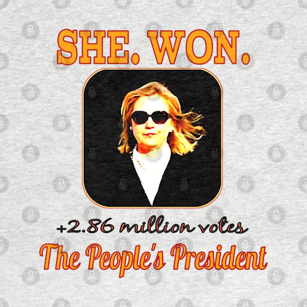 SHE. WON. by Jan4insight TeeStore